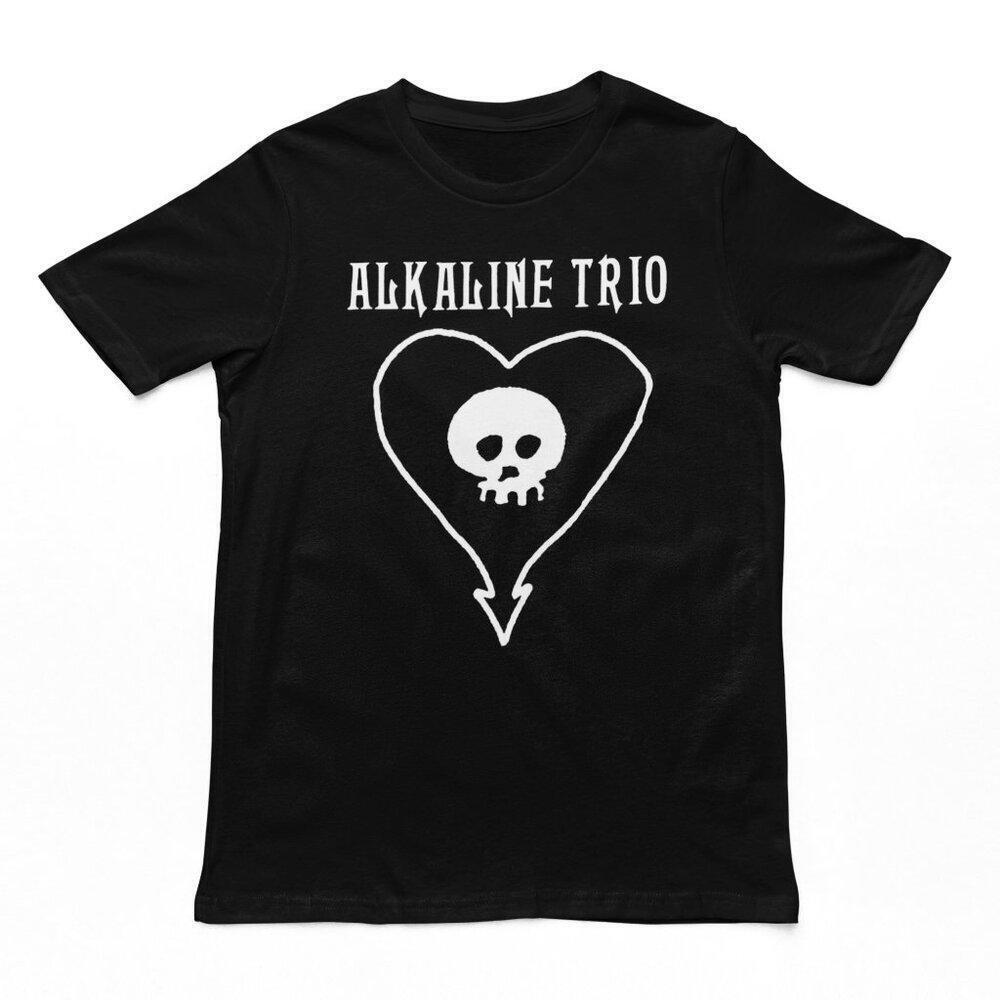 Alkaline Trio Classic Heartskull Mens T-Shirt Black